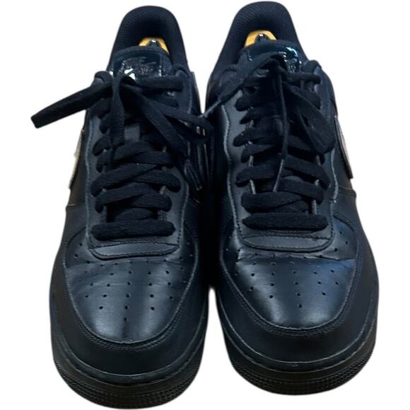 Nike Air Force Black ‘Removable Swoosh’ Sneaker - Picture 4 of 10